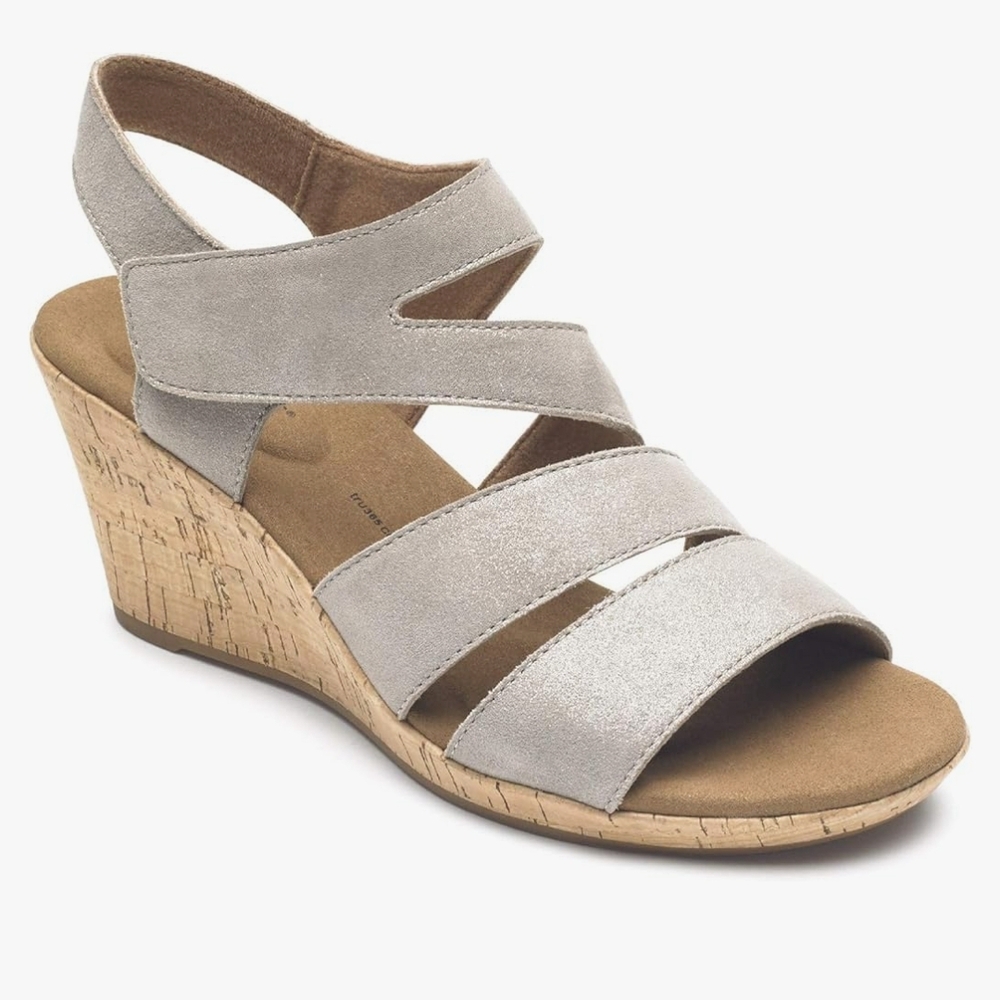 NWOT Rockport Briah Asymetrical Wedge Sandals